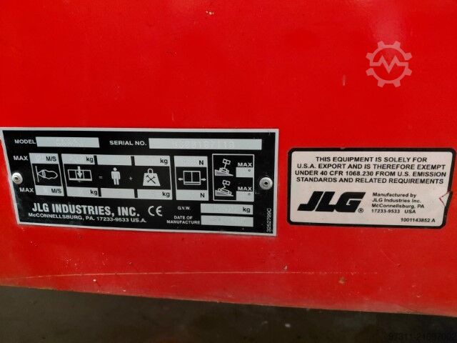 Telescopisch werkplatform JLG 600AJ