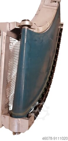 Transportador curvo de banda espiral Helix a la izquierda Transnorm TS1515-100 GKF 90°-775-600 IR600