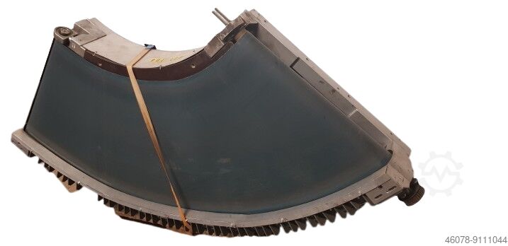 Gurtkurvenförderer links beidseitigen Übertrieb Transnorm GKF 90°-780-600 IR600