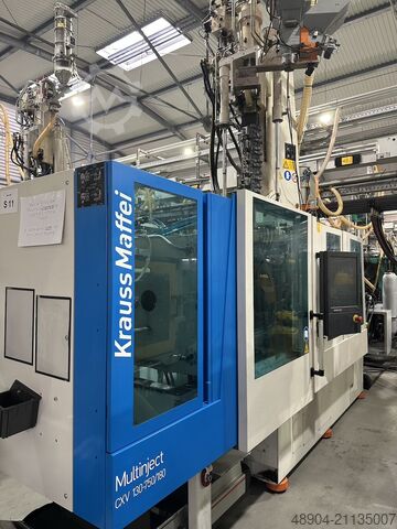 Injection molding machine Krauss Maffei KM 130-750-180 CXV BluePower