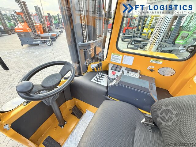 Carrello elevatore a 4 direzioni Combilift C5000XL GAS TRIPLEX 5550 FREE-LIFT CABIN