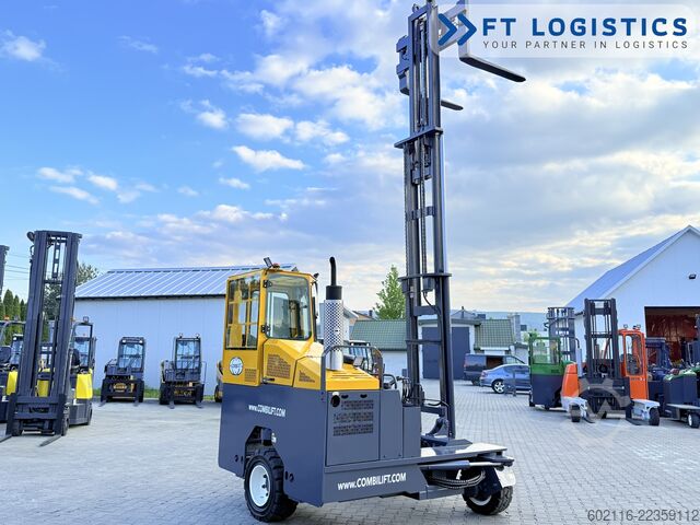 Carrello elevatore a 4 direzioni Combilift C5000XL GAS TRIPLEX 5550 FREE-LIFT CABIN