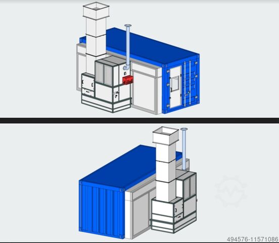20DV container spray booth