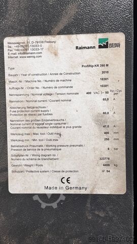 Obrezna testera - Raimann ProfiRip KR 390 Weinig - Raimann Raimann ProfiRip KR 390