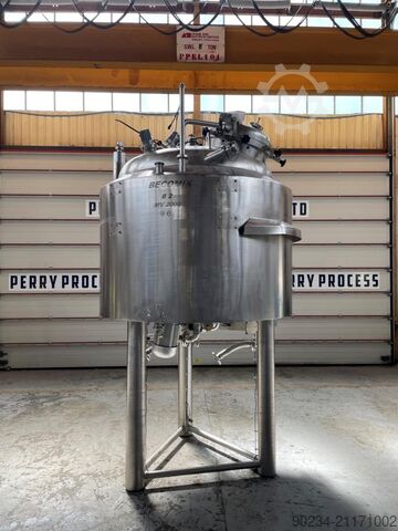 Becomix Type MV-2000 Edelstahl-Vakuum-Vormisch-Prozessbehälter, 2.000 Liter BECOMIX MV-2000