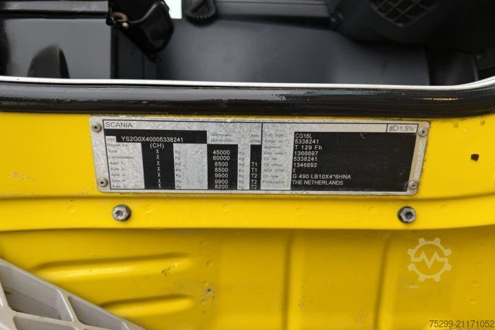 Betongblandarbilar Scania G490 LB10x4/6 HNA Liebherr 12m³ / Swiss-Vehicle