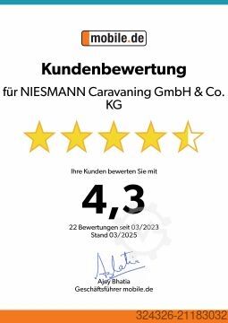 Entegre karavan Concorde Charisma 900 M *1. Hand*Hubstützen*Zeder*CL