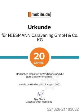 Entegre karavan Concorde Charisma 900 M *1. Hand*Hubstützen*Zeder*CL