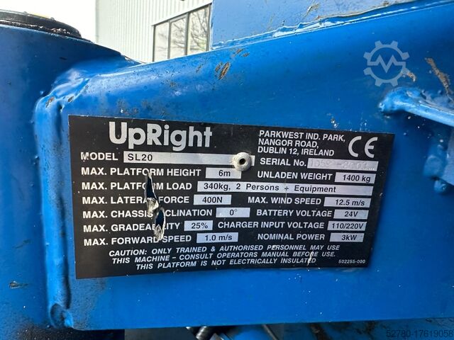 Schaarlift UpRight SL20