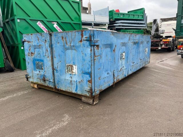 Roll-off container  CONTAINER SCARRABILE USATO A CIELO APERTO