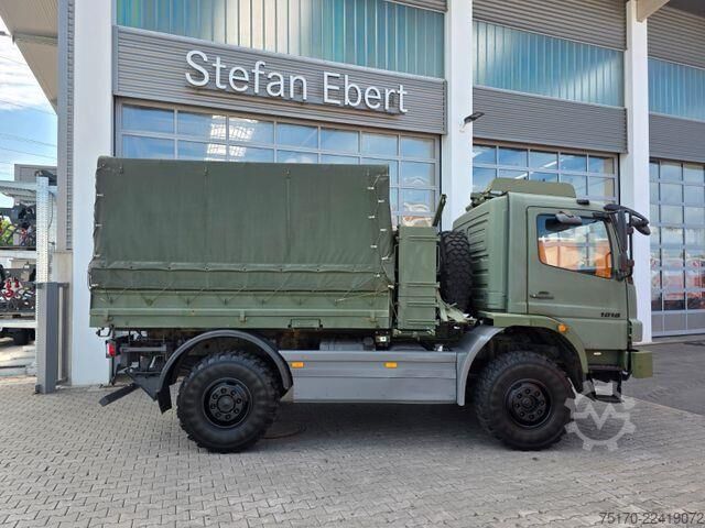 Telone scorrevole Mercedes-Benz Atego 1018 A 4x4 Pritsche Plane mehrfach vorh.