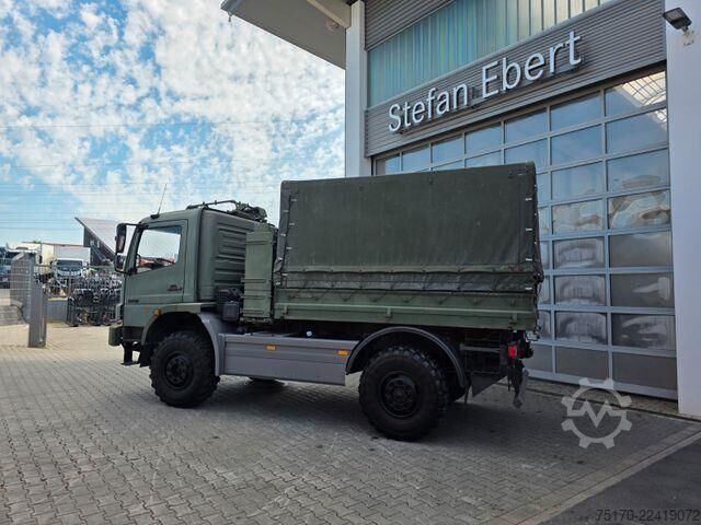 Telone scorrevole Mercedes-Benz Atego 1018 A 4x4 Pritsche Plane mehrfach vorh.