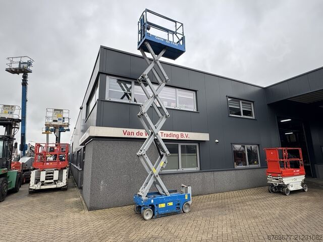 Genie GS-1930 Scissor Lift / Scissor Lift 8M Working Height electric 2016 certified until 10-26 GENIE GS -1930 Schaarhoogwerker / Sciccor Lift 8M Werkhoogte elektrisch 2016 gekeurd tot 10-26