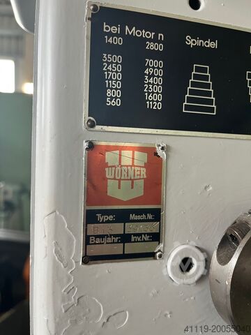 Επιτραπέζιο δράπανο Wörner B13