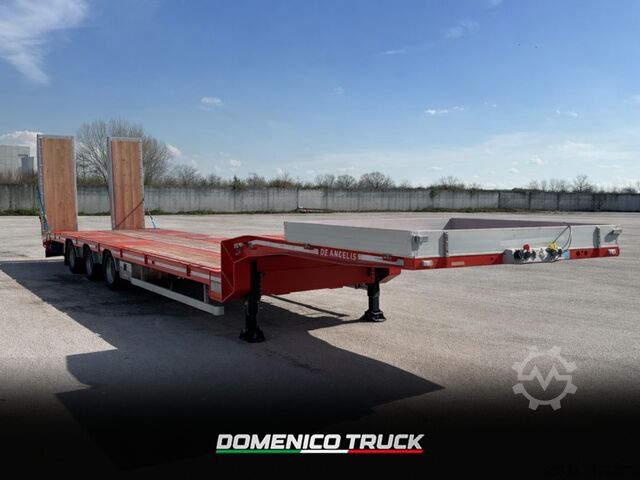 Dieplader oplegger voor het transport van bouwmachines DE ANGELIS 3S425
