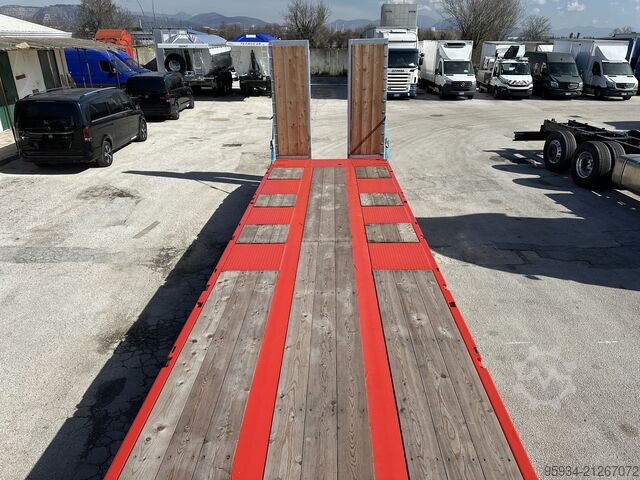 Dieplader oplegger voor het transport van bouwmachines DE ANGELIS 3S425