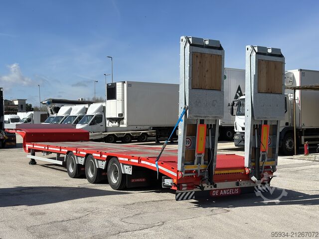 Dieplader oplegger voor het transport van bouwmachines DE ANGELIS 3S425