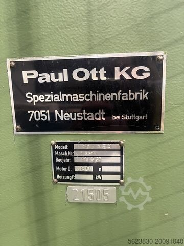 Throughfeed press 2.3×3.6 meter Paul OTT D99/480