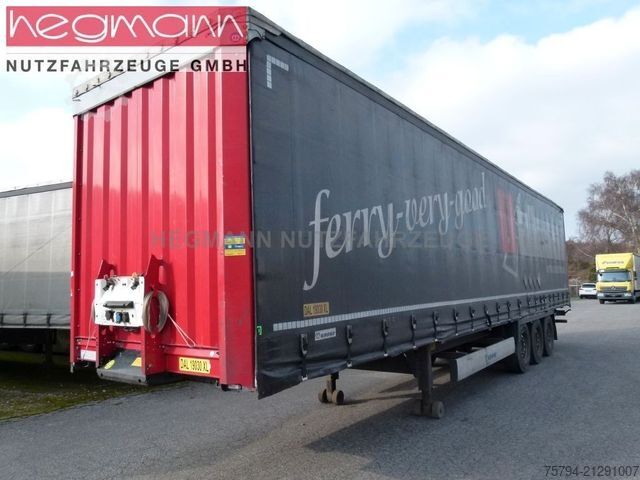 Naczepa otwarta z plandeką KRONE SDP 27, , Scheibe, 324.267 km, LASI Code XL, SAF