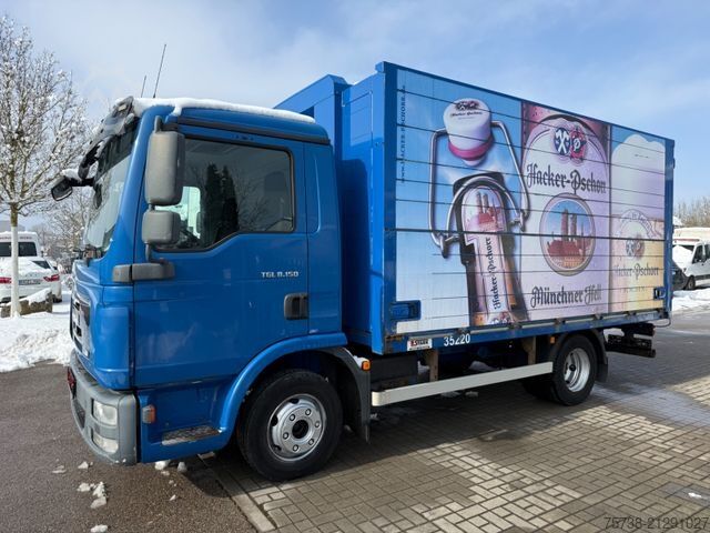 Samochód do przewozu napojów MAN TGL 8.150 Getränke/Schwenkwand/Diff-Sperre