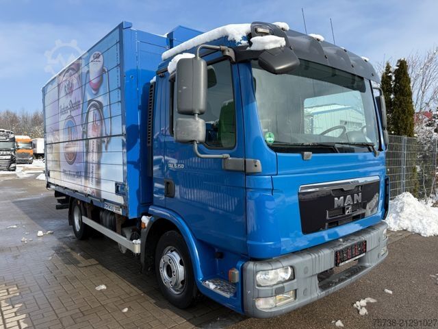 Samochód do przewozu napojów MAN TGL 8.150 Getränke/Schwenkwand/Diff-Sperre