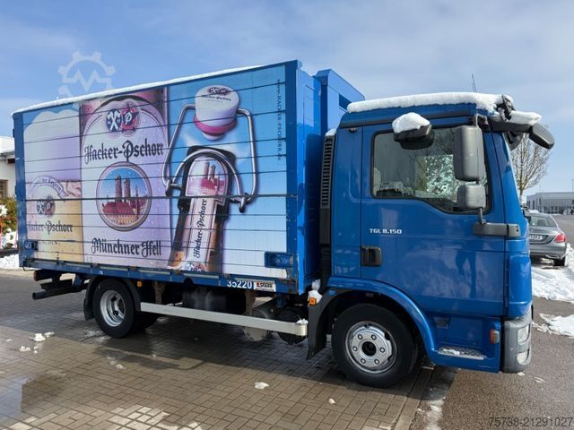 Samochód do przewozu napojów MAN TGL 8.150 Getränke/Schwenkwand/Diff-Sperre