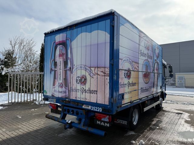 Samochód do przewozu napojów MAN TGL 8.150 Getränke/Schwenkwand/Diff-Sperre