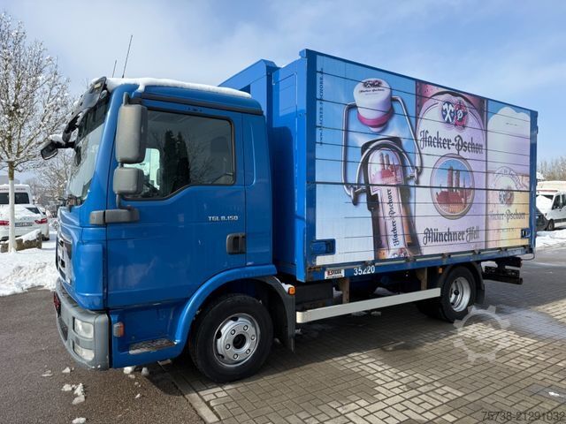 Samochód do przewozu napojów MAN TGL 8.150 Getränke/Schwenkwand/Diff-Sperre