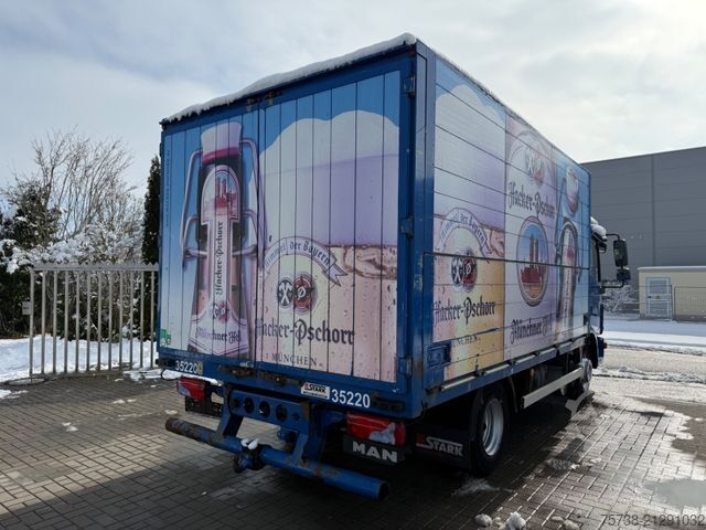 Samochód do przewozu napojów MAN TGL 8.150 Getränke/Schwenkwand/Diff-Sperre