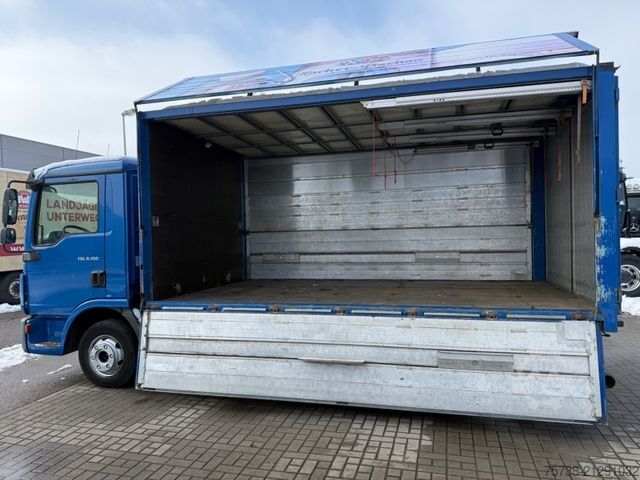 Samochód do przewozu napojów MAN TGL 8.150 Getränke/Schwenkwand/Diff-Sperre