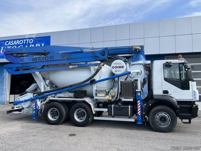 Kamion sa pumpom za beton Iveco Trakker 410
