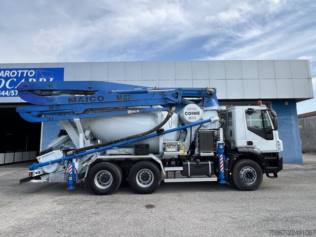 Kamion sa pumpom za beton Iveco Trakker 410