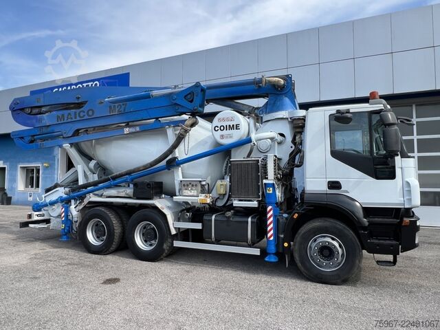 Kamion sa pumpom za beton Iveco Trakker 410