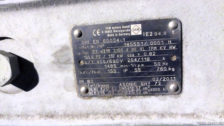 Elektromotor VEM IE2-W21R 315S