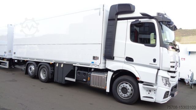 Camião de bebidas MERCEDES-BENZ 2548 Actros*7,7 m Schwenkwand*NLA*LBW*kpl. Zug