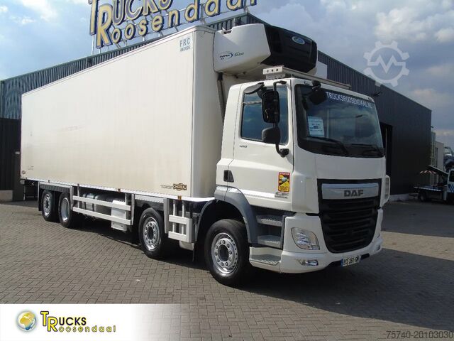 Gekoeld/bevroren transport DAF CF 410 + 8X2 + CHEREAU + MEAT HOOKS + ATP + EURO 6