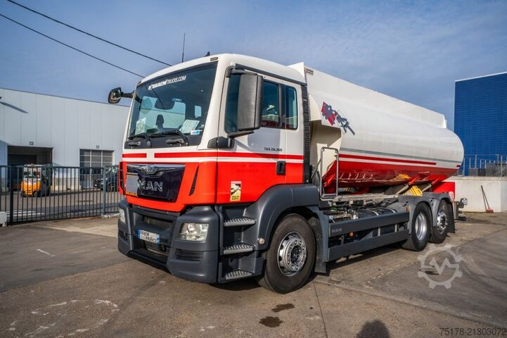 Camion-citerne MAN TGS 26.360 + ALU 19.000L+6COMP