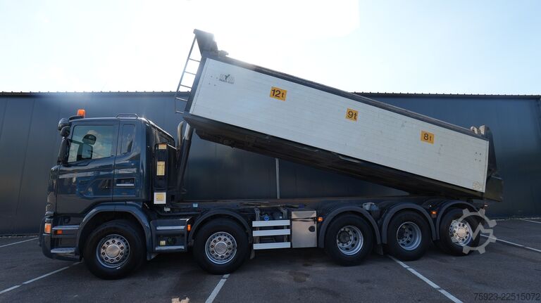 Camion de gunoi Scania G 410 10x4 Tipper truck 626.200km