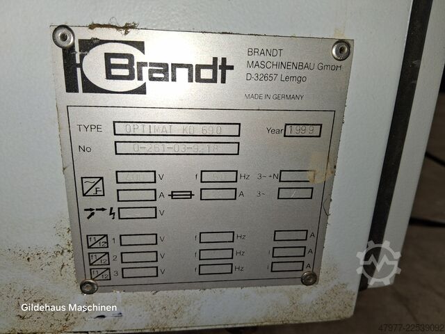 Mașină de aplicat cant Brandt KD 69 Q