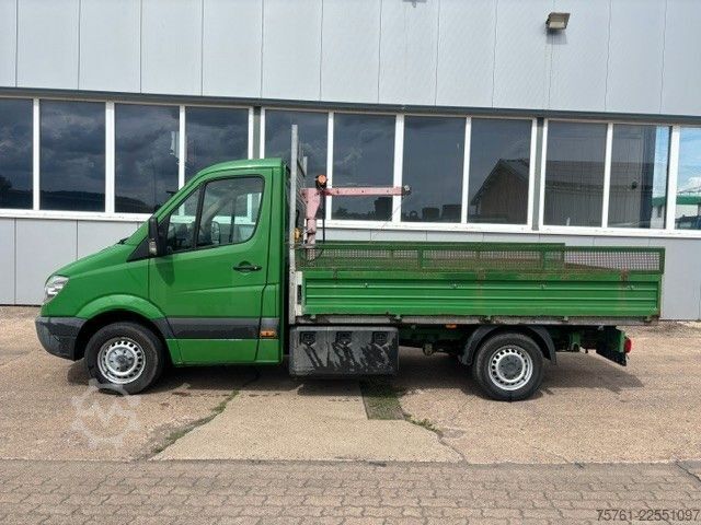 Pick-up varevogn MERCEDES-BENZ Sprinter 313 CDI Pritsche Kran
