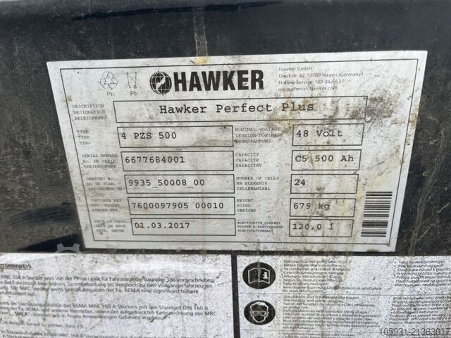 Električni viljuškar za 3 točka Linde E16C-02