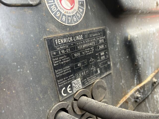 Električni viljuškar za 3 točka Linde E16-02