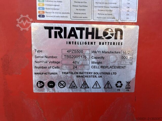 Elektrische vorkheftruck 3 wielen Linde E16C-02