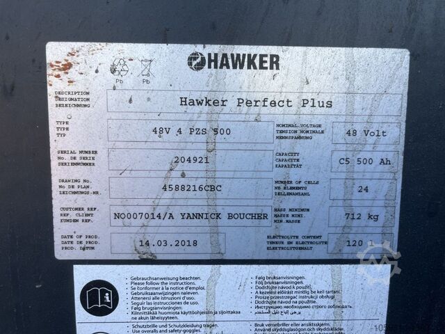 Elektrische vorkheftruck 3 wielen Linde E14-01