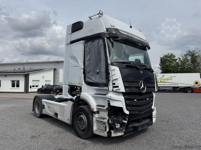 Cap tractor standard Mercedes-Benz 1851 LS Actros Gigaspace Hydraulik Unfall
