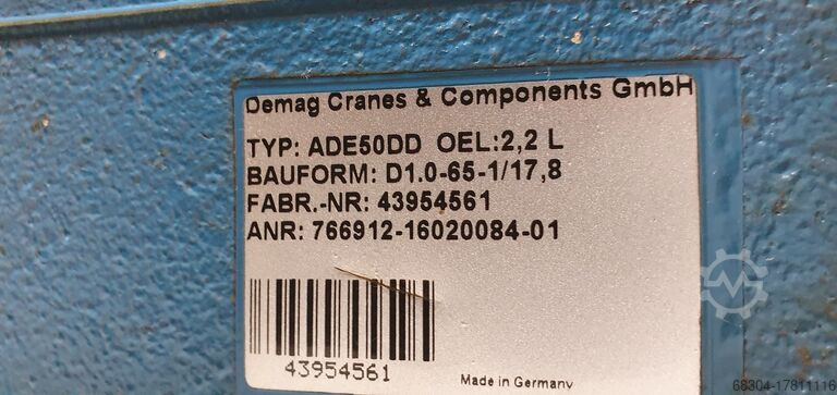 Reductores DEMAG / reductores para grúas DEMAG AFM04 / AFM06 / AME40 / ADE50