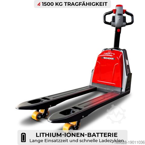 Hoogheffende truck SCHORR RR15NHE4L Elektro Niederhubwagen