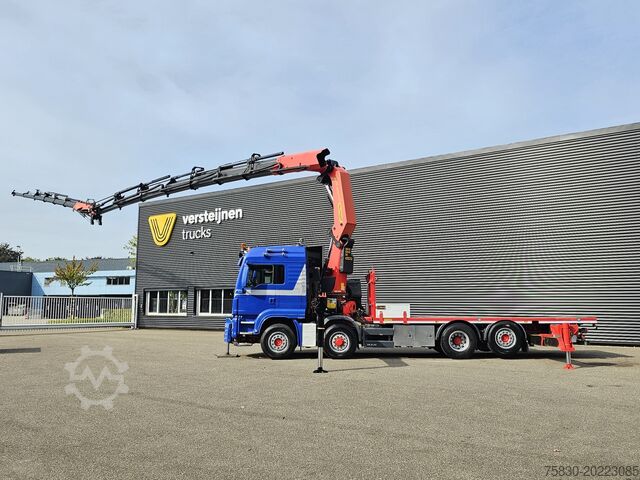 Laadplatform MAN TGS 35.500 8x4-6 / PALFINGER 92 t/m CRANE +JIB