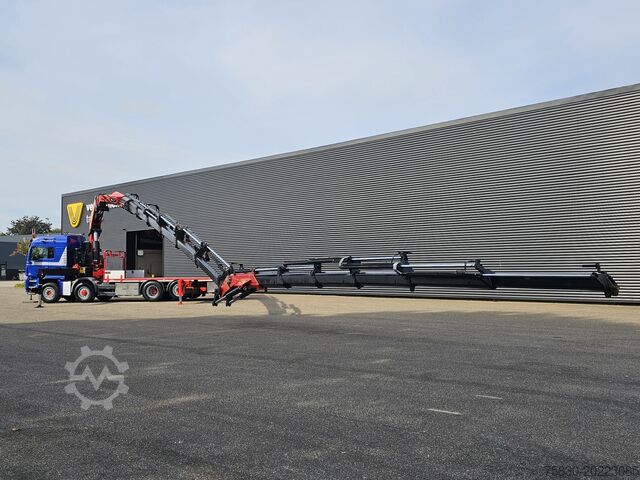 Laadplatform MAN TGS 35.500 8x4-6 / PALFINGER 92 t/m CRANE +JIB