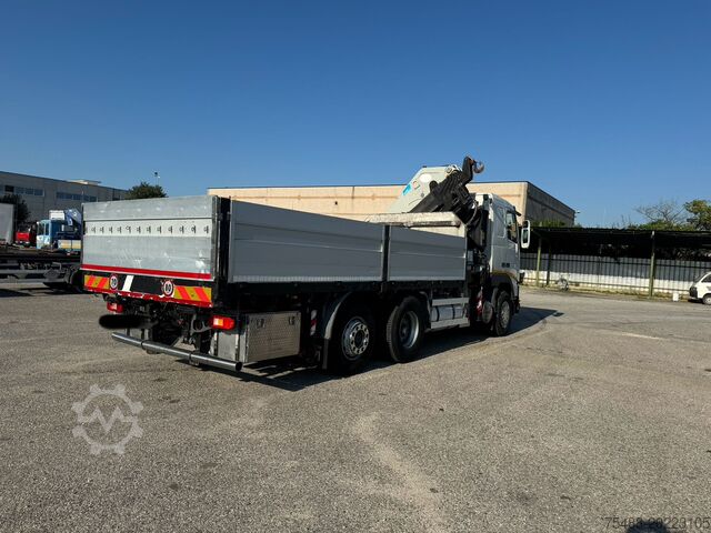 Kamyon üzerine monte vinç Volvo FH 12- 420 CASSONE+GRU PM 37 BIANCO 6X2